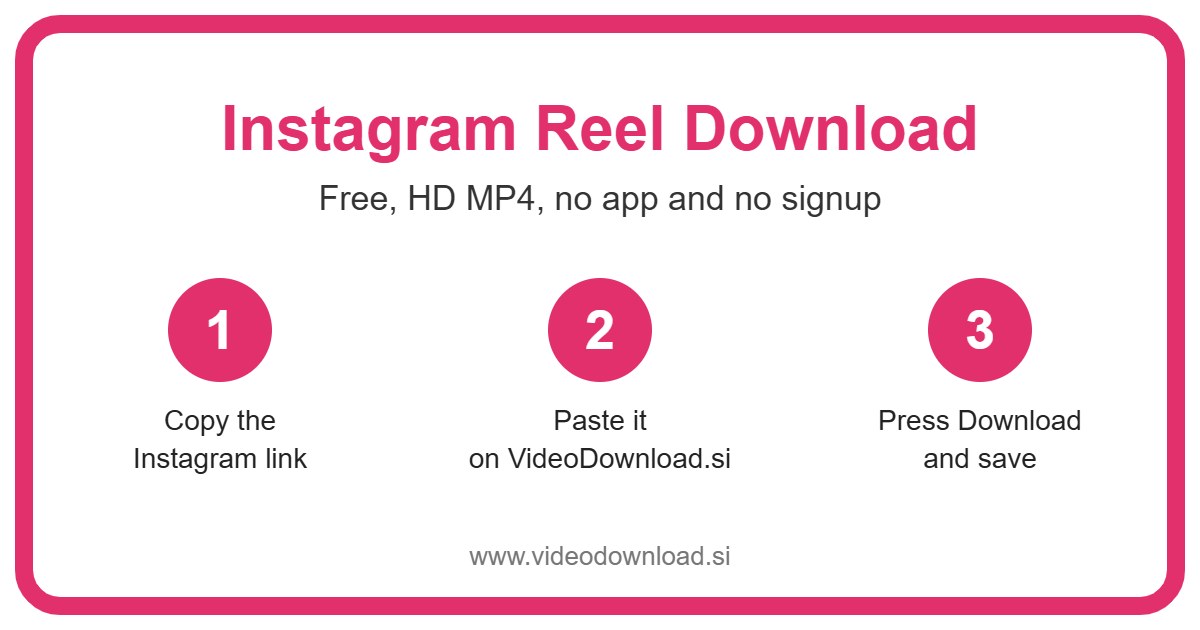 instagram reel download in 3 steps